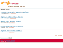Tablet Screenshot of abcdregime.com